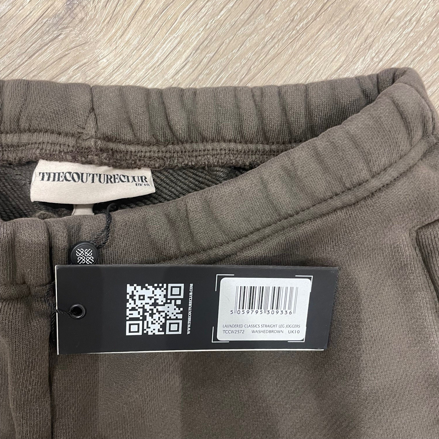 The Couture Club Laundered Joggers Straight Leg UK 10 Sweat Pants RRP £65