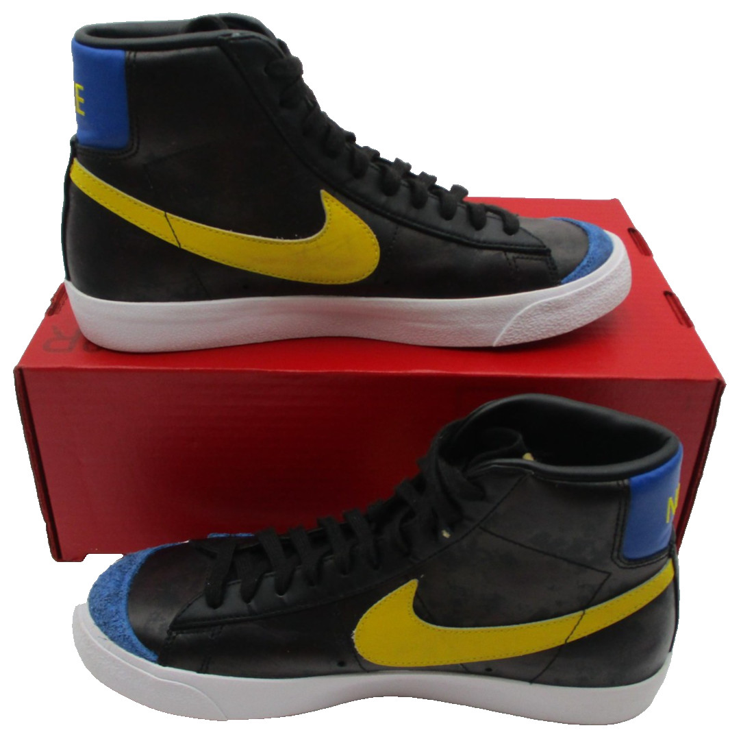 Nike Blazer Mid ’77 Peace Love Basketball Shoes Mens 8.5 Black DC1414-001 (1U6)