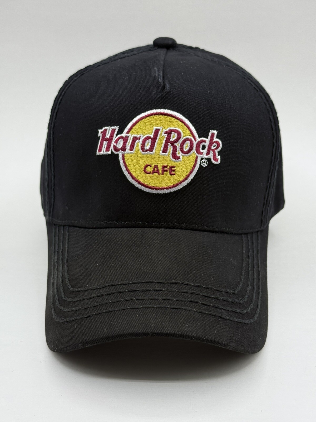 Hard Rock Cafe Black Adjustable Cap / Baseball Hat 100% Cotton Est 1971 NEW NWOT