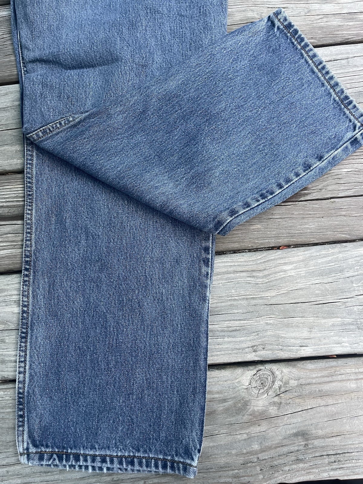 Levis 550 Relaxed Fit Jeans Mens 36×30 Blue Denim New Classic Straight Leg