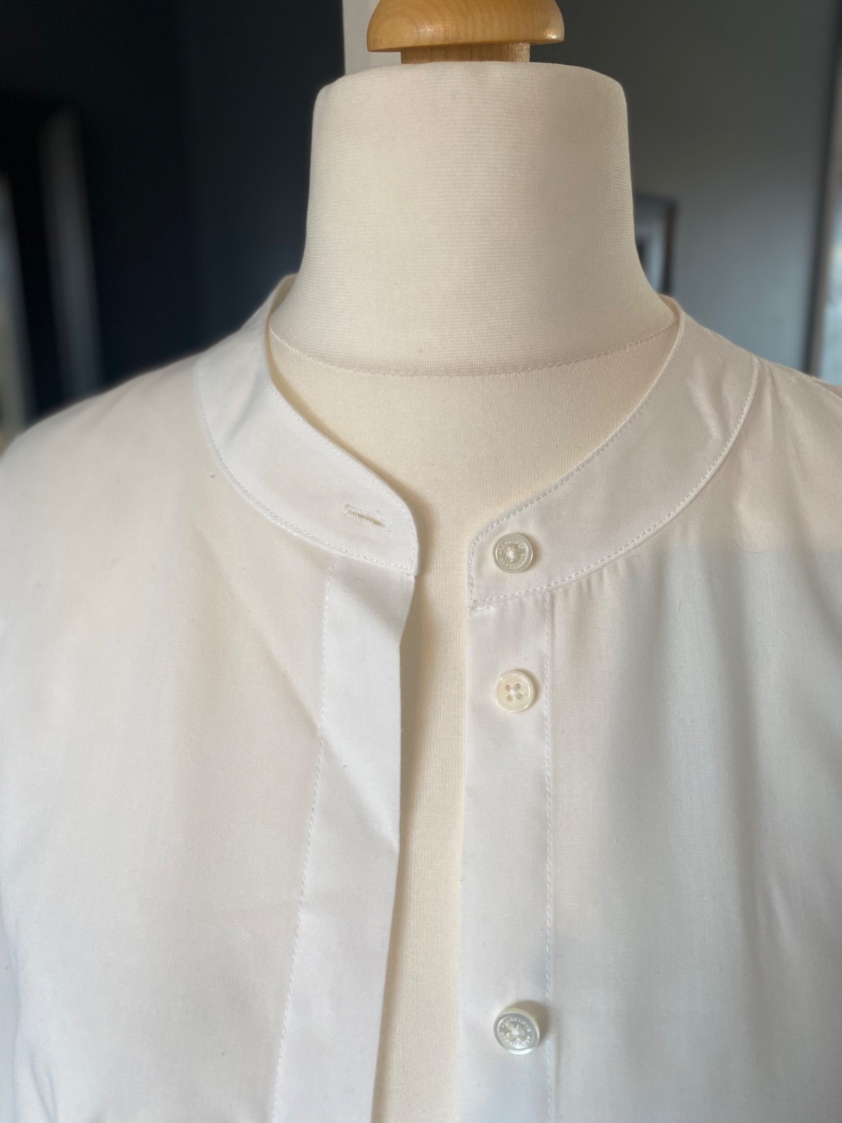 AllSaints Percy high low pleated shirt UK 14 bnwot see description RRP: £139