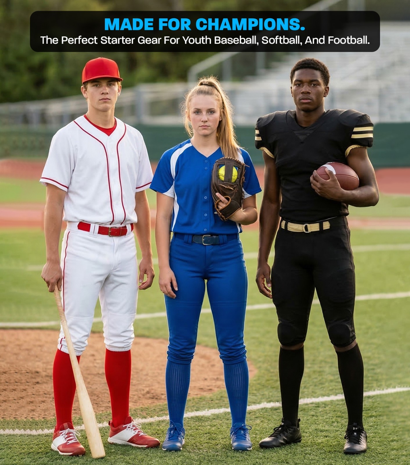 Exxact Sports Baseball Socks Over The Calf Athletic Tube Socks Youth -Adult