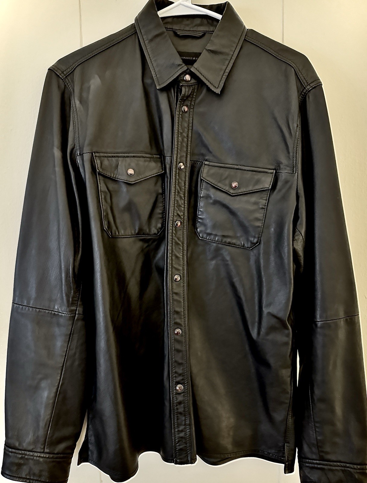 John Varvatos – Leather Shirt (Men’s M)