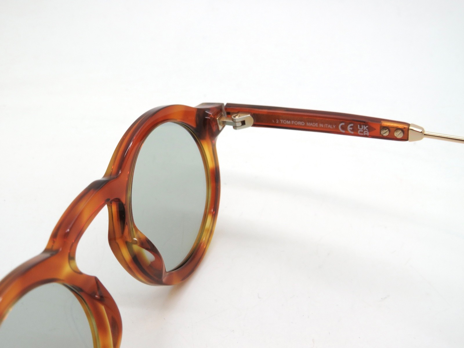 TOM FORD FT 0632/S 53A Grant-02 Light Havana/Gold Authentic Sunglasses