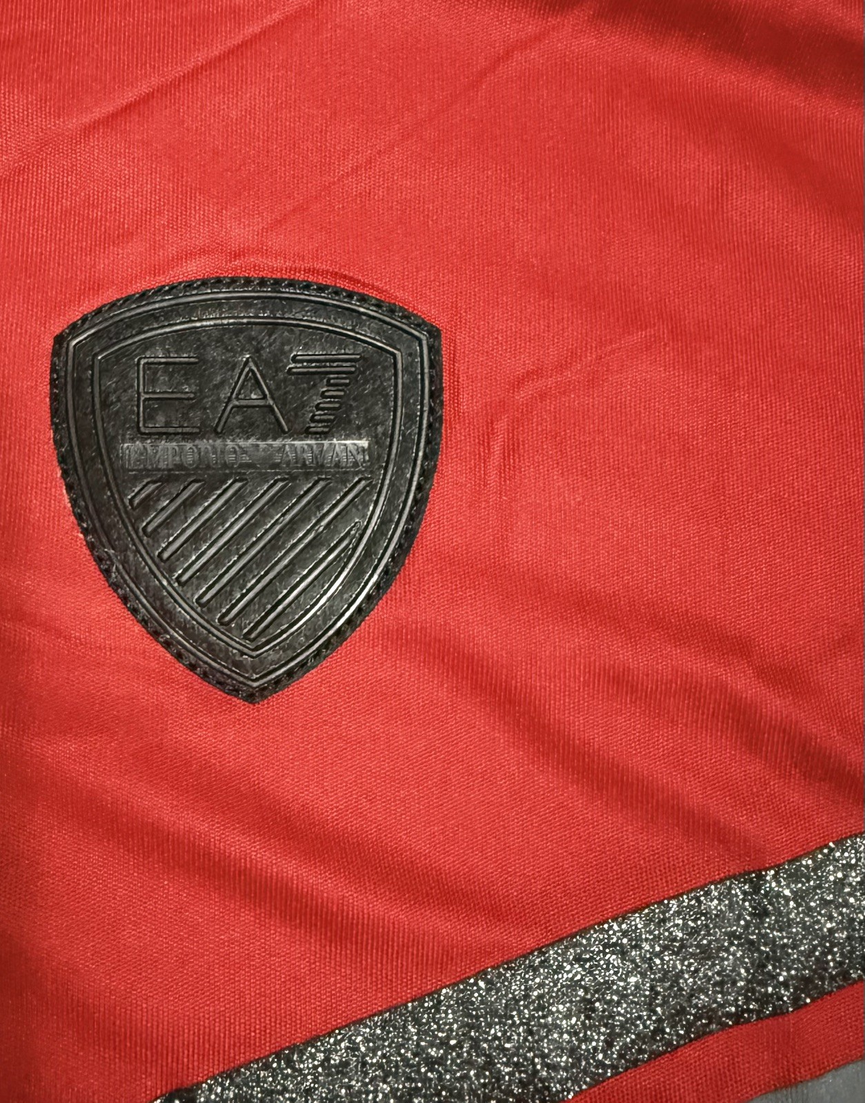 Emporio Armani EA7 Men’s Red Dynamic Athlete Jersey Tee T-Shirt M