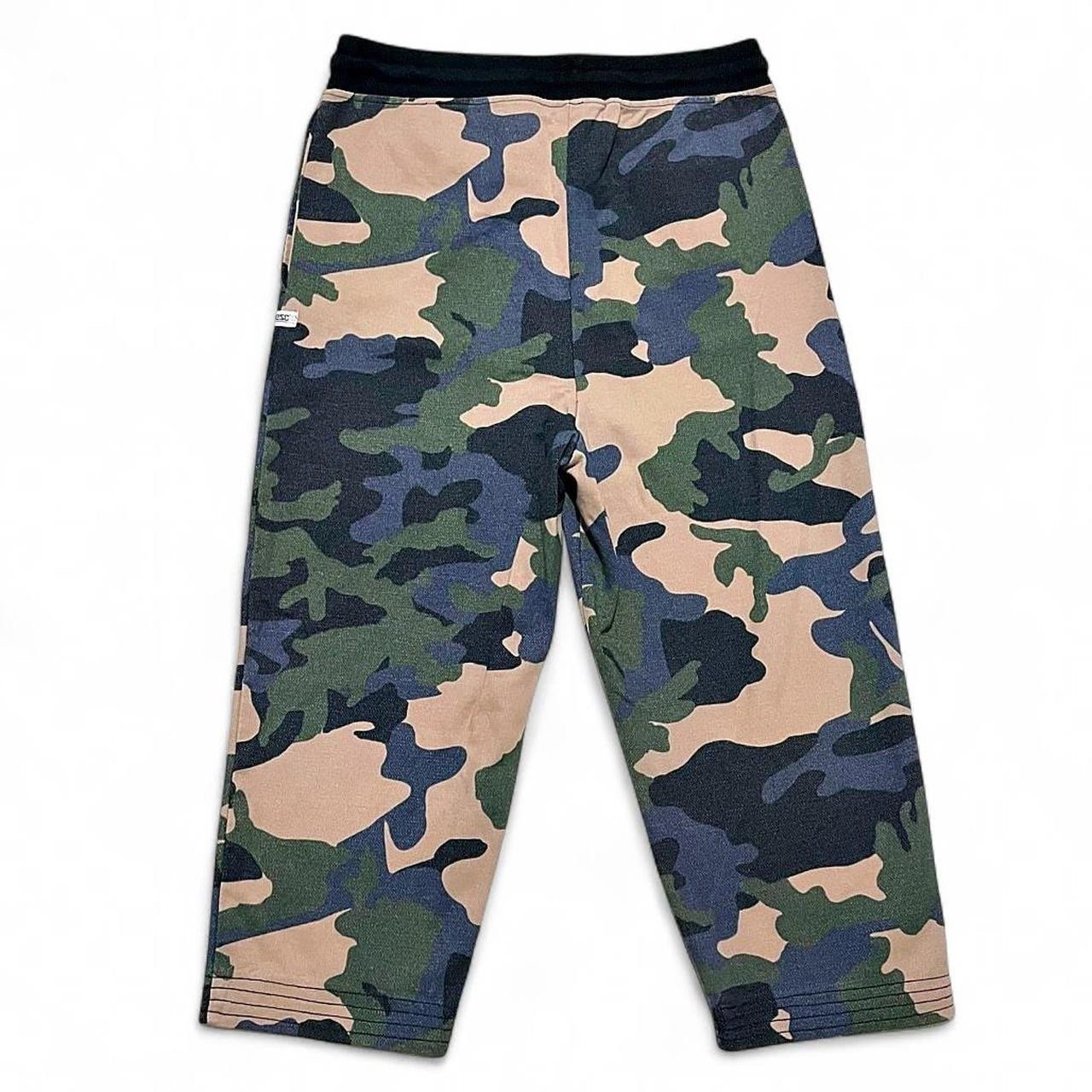 WESC Men’s Camouflage Jogger Pants Size Medium Drawstring Cotton Nylon Elastane