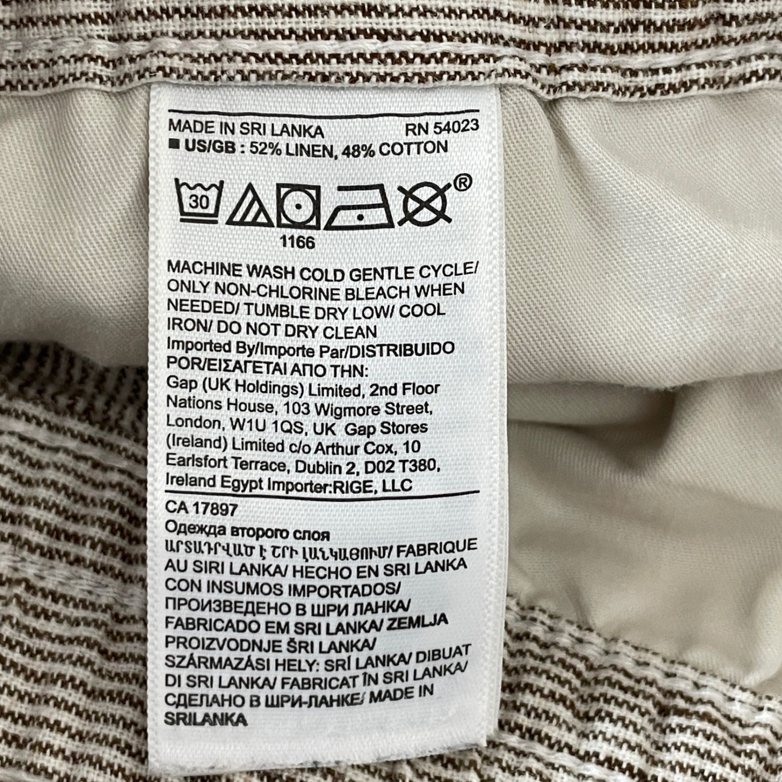 Banana Republic Linen Blend Easy Short Mens XL 9″ Pull On Resortwear Minimalist