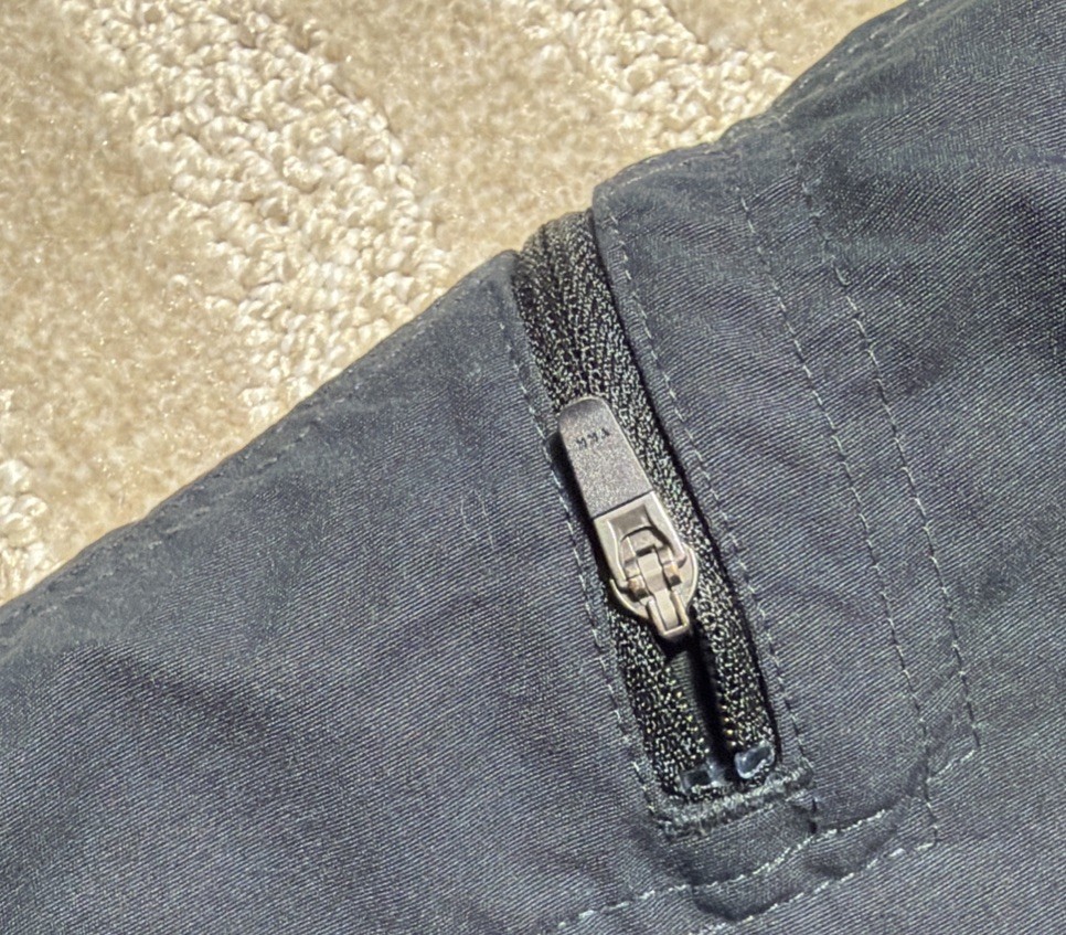 Eddie Bauer Tech Capri Pants Womens 14 Black Nylon Stretch Hiking UPF 50+