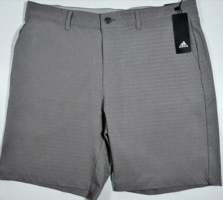 NWT Adidas Ultimate 365 Stretch Golf Shorts 34 36 38 40 Grey 10″ Woven X2
