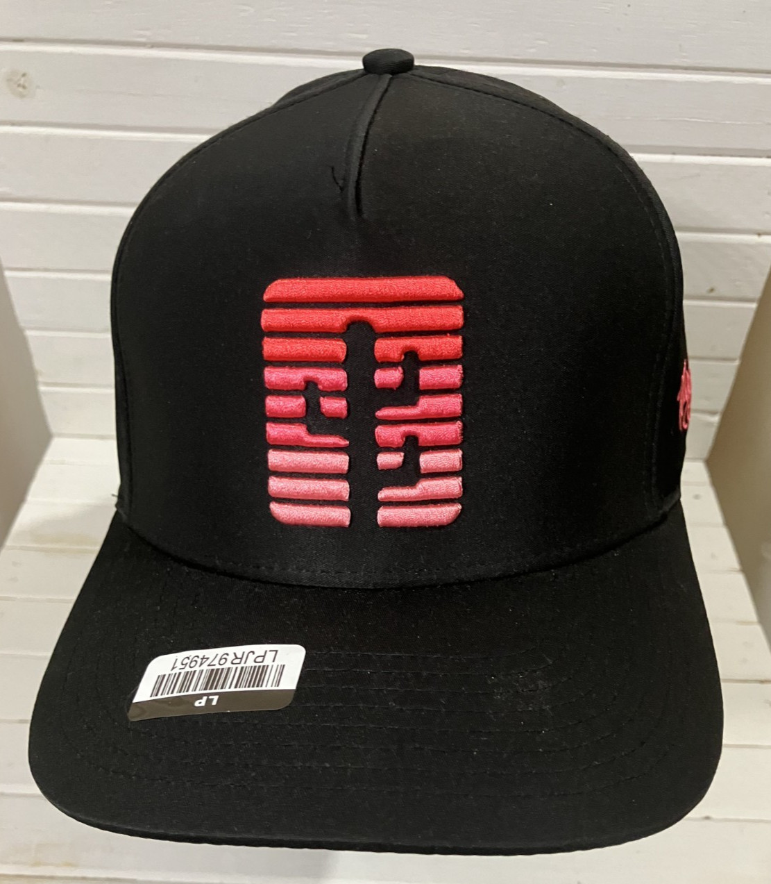 NEW Waggle Mirage OG Golf Snapback Hat Black Pink Cactus Perforated Performance