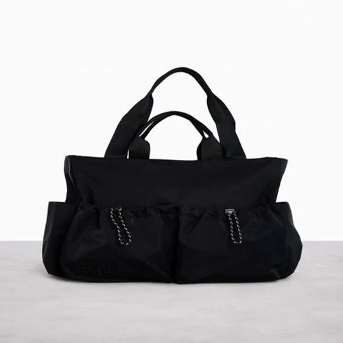 NWT Beis Sports Carryall Tote Duffle in Black