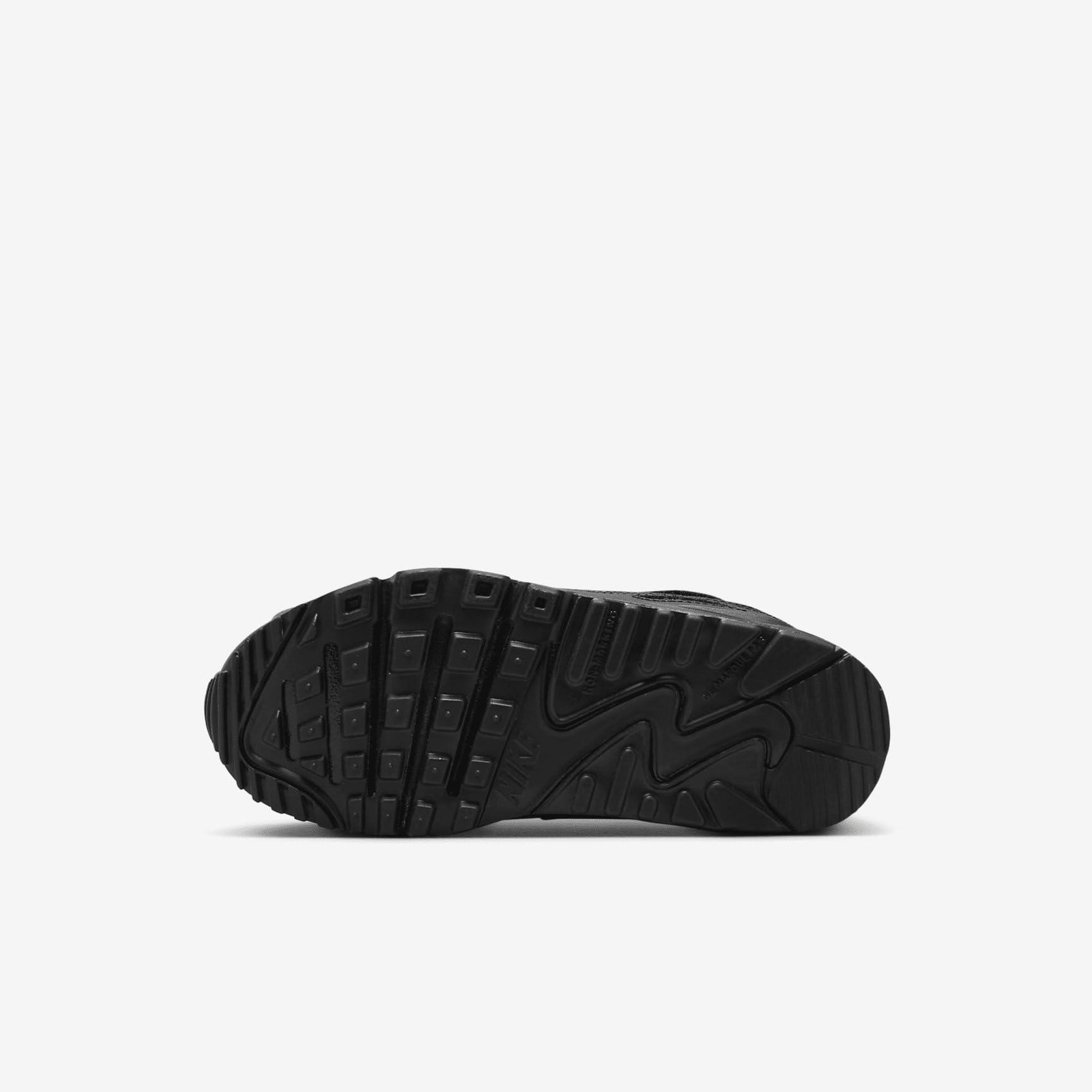 Nike Kids’ Air Max 90 Easy On Shoes – Black/Black/White/Black