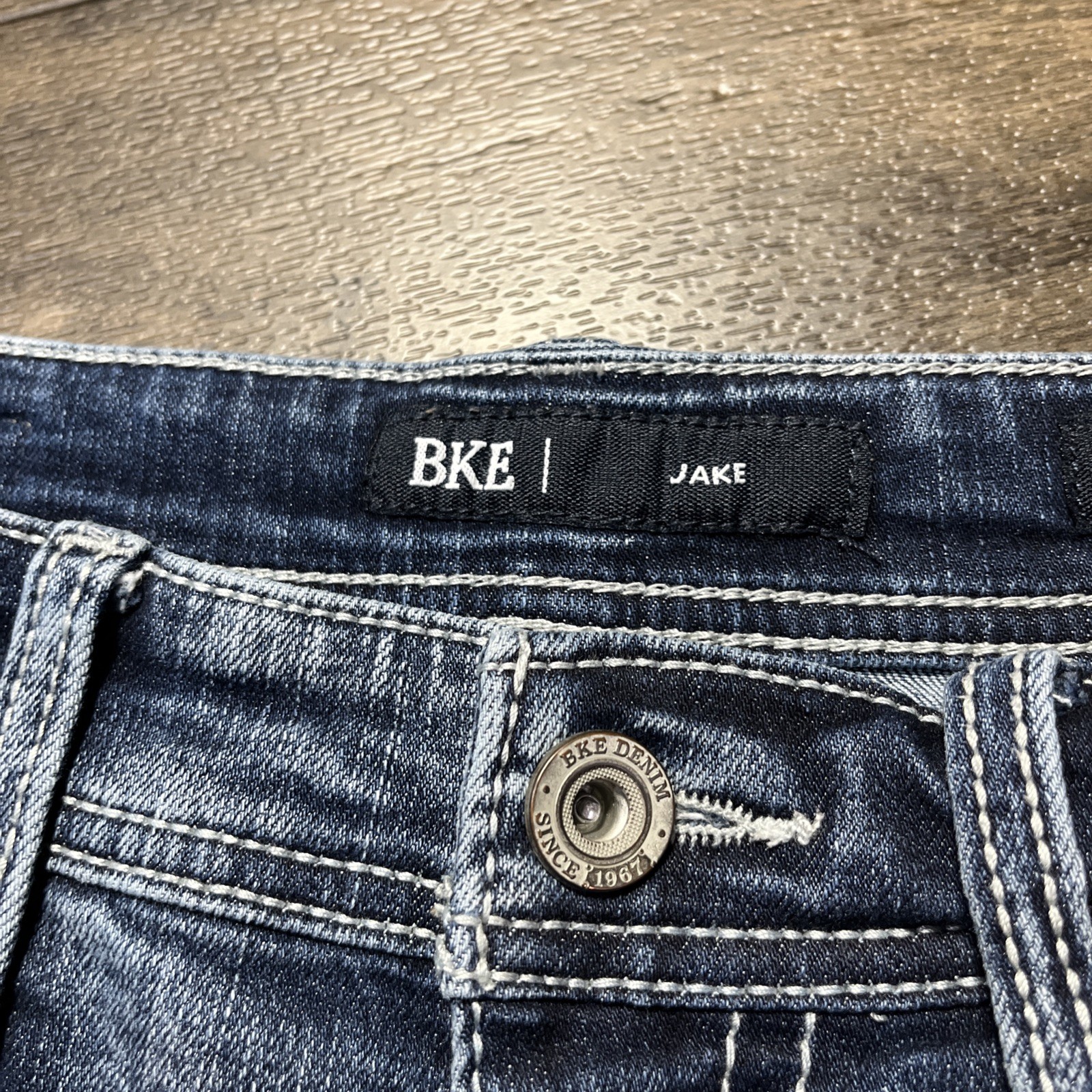 BKE Jake Boot Stretch Jeans Men’s Size 30×32 Glory Wash Coolmax Denim Rodeo EUC