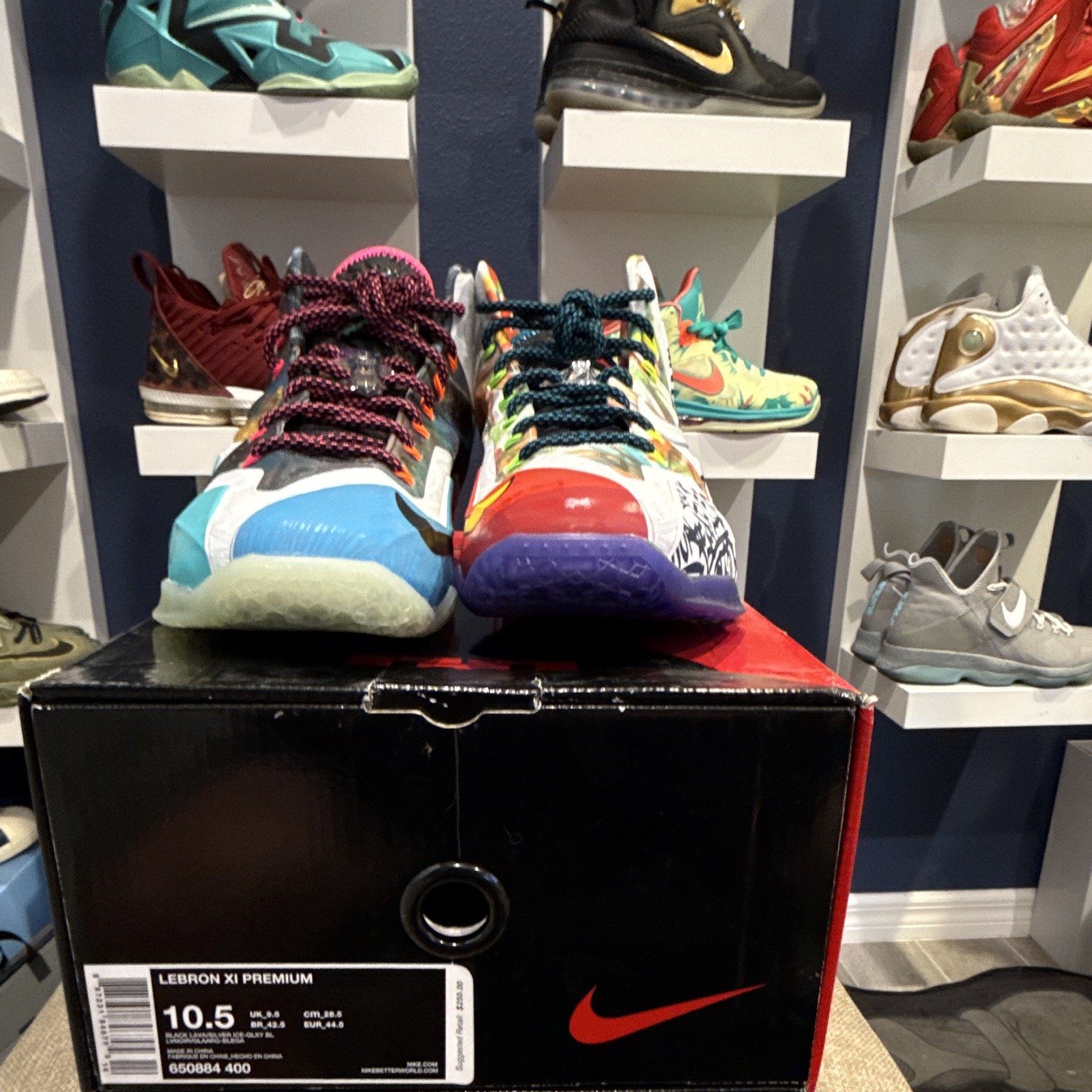 Nike LeBron 11 Premium What The LeBron Multicolor 650884-400 2014