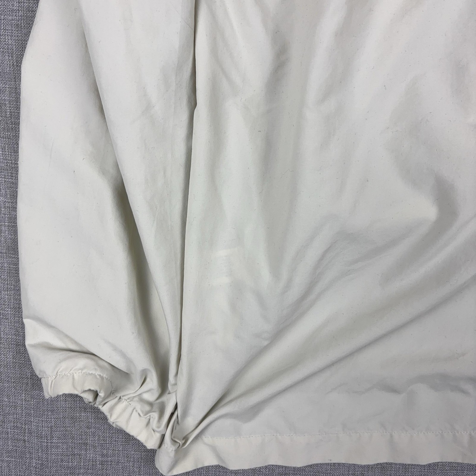 Coolibar Jacket Mens XL Beige Hooded Pullover Windbreaker UPF 50+ Mesh Sun
