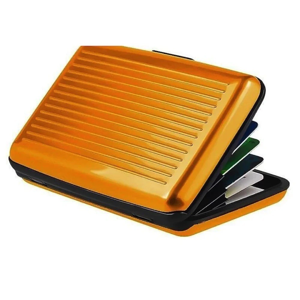 Pocket Waterproof Business ID Credit Card Wallet Holder Aluminum Metal RFID Case