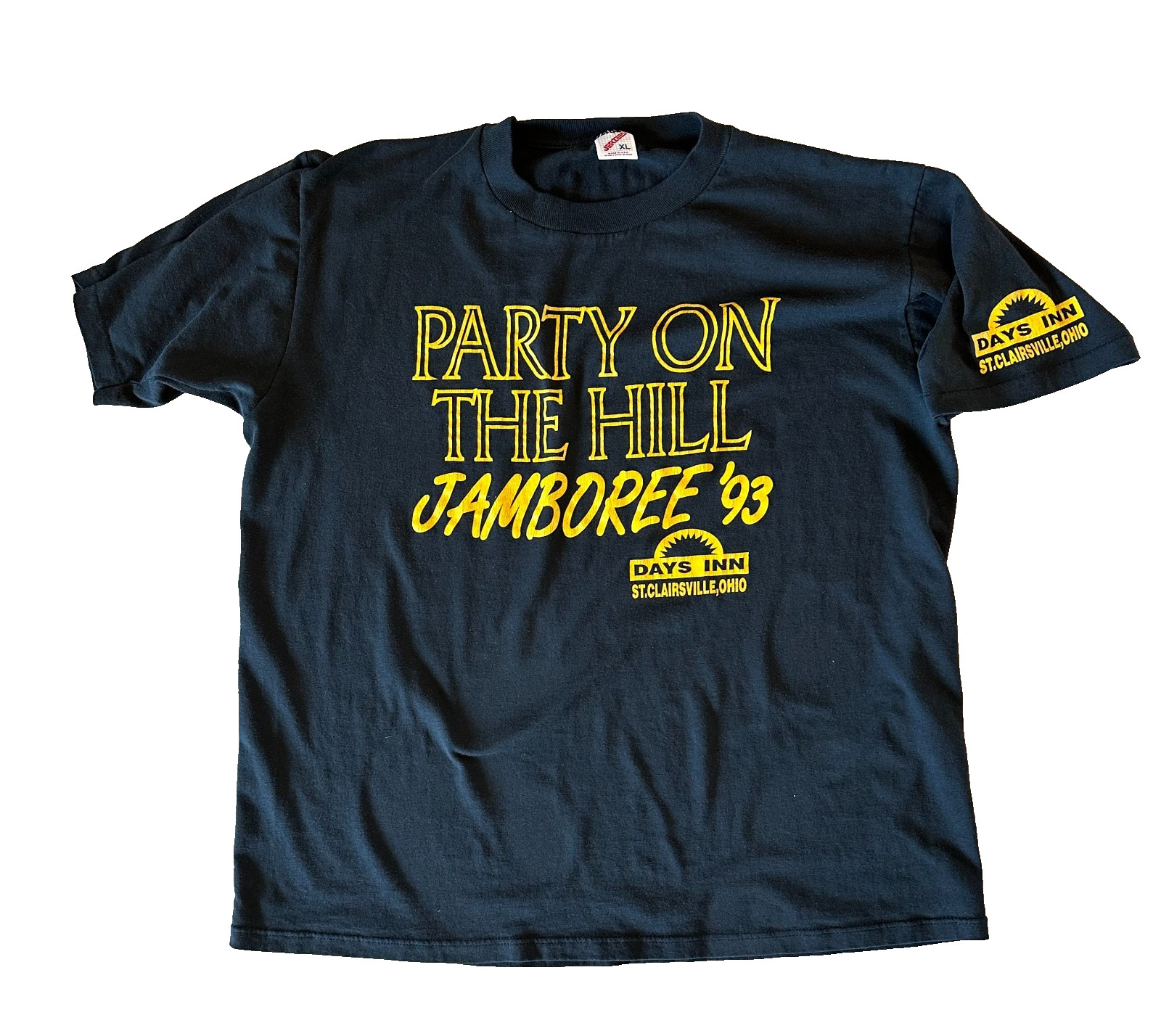 VTG 90s 1993 Days Inn Party on the Hill Jamboree T Shirt XL Country Music OHIO