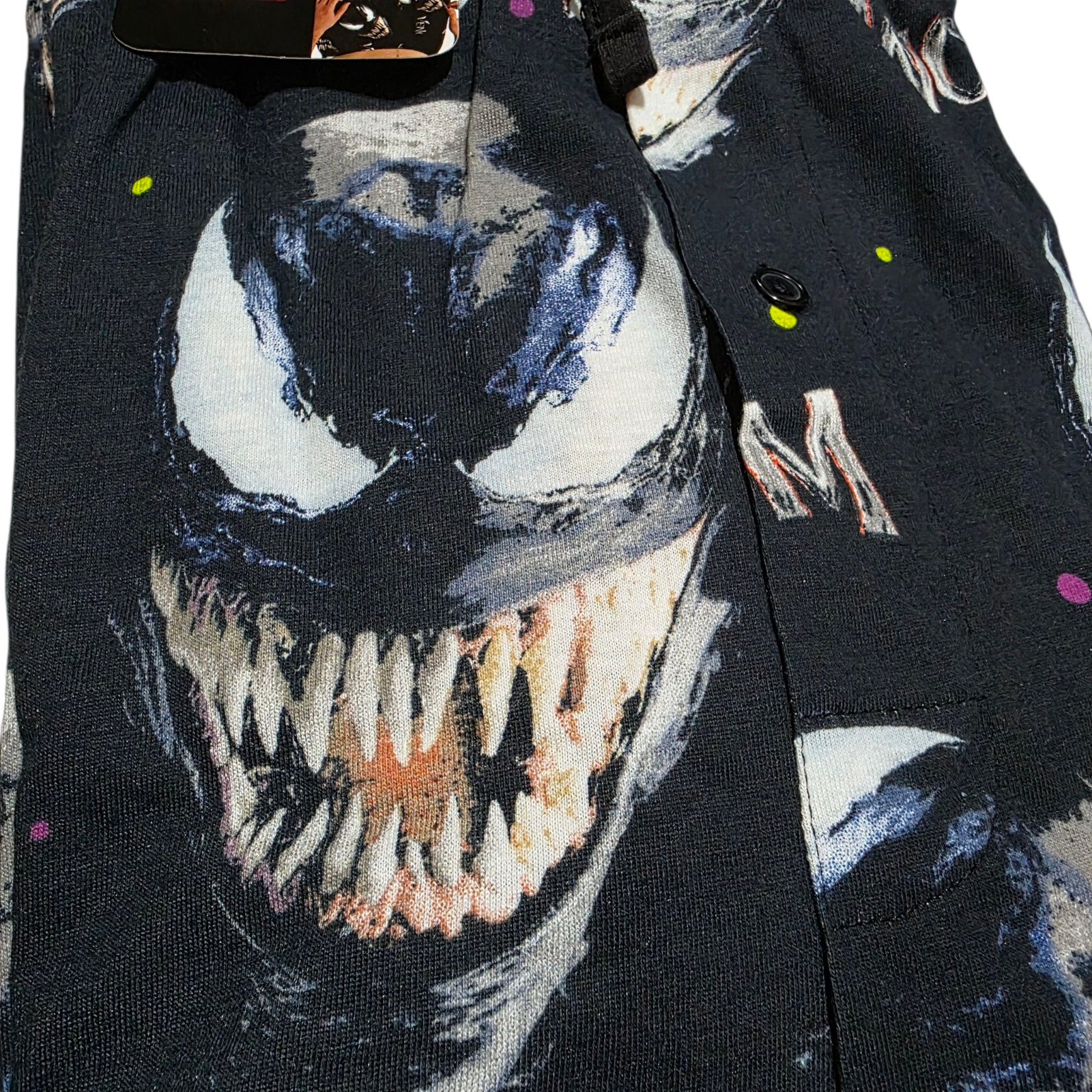 Marvel Venom Graphic Sleep Pant Men’s Size 2XL (44-46) Elasticized Waist Black