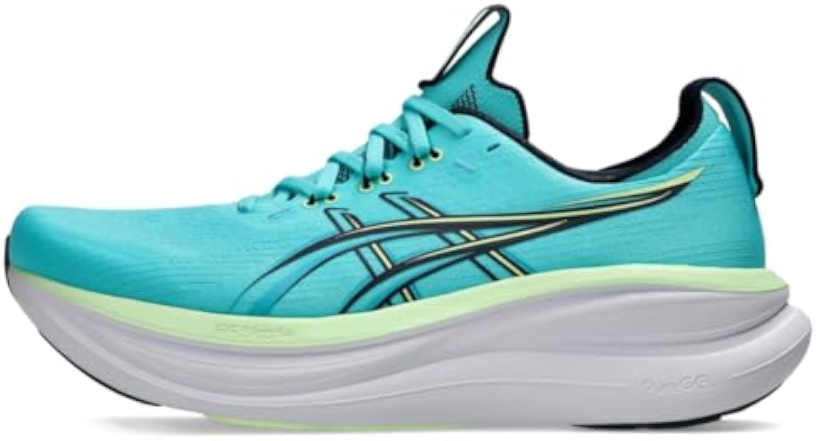 ASICS Men’s Gel-Nimbus 28 Running Shoes, 12.5, Energy Aqua/Midnight – Energy Aqu