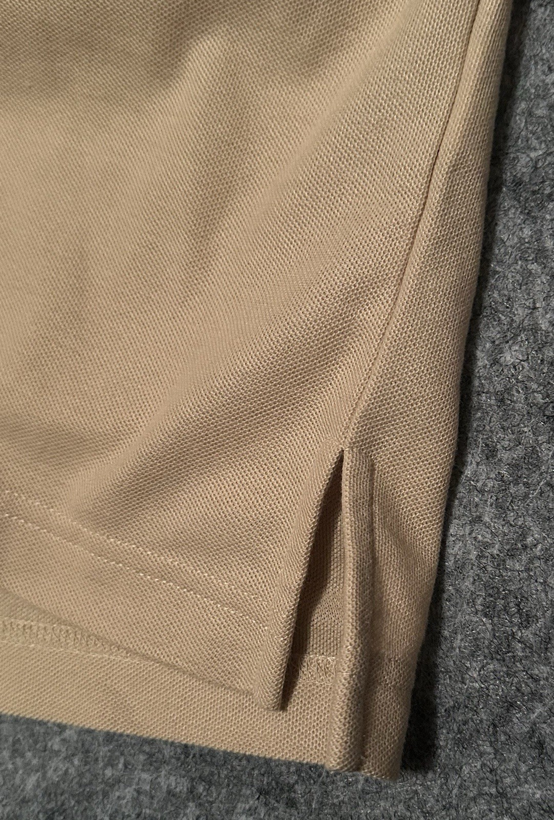 Men’s U-Haul Logo Tan/ Brown Short Sleeve Employee Polo Shirt- Size XL
