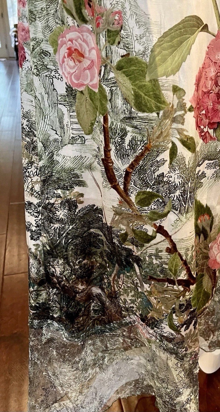 Alice & Olivia Floral Julietta Cutaway Lace MIDI Dress NWT MSRP $495 Sz 6