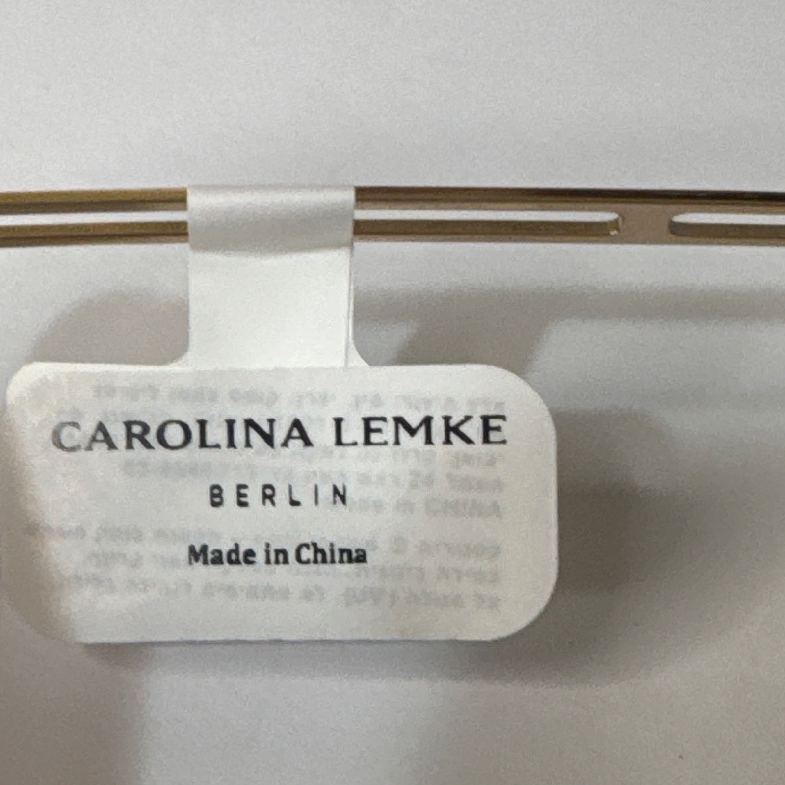Carolina Lemke Berlin CL9203-02 Women’s Square Beige Gray Gradient UV400 145mm
