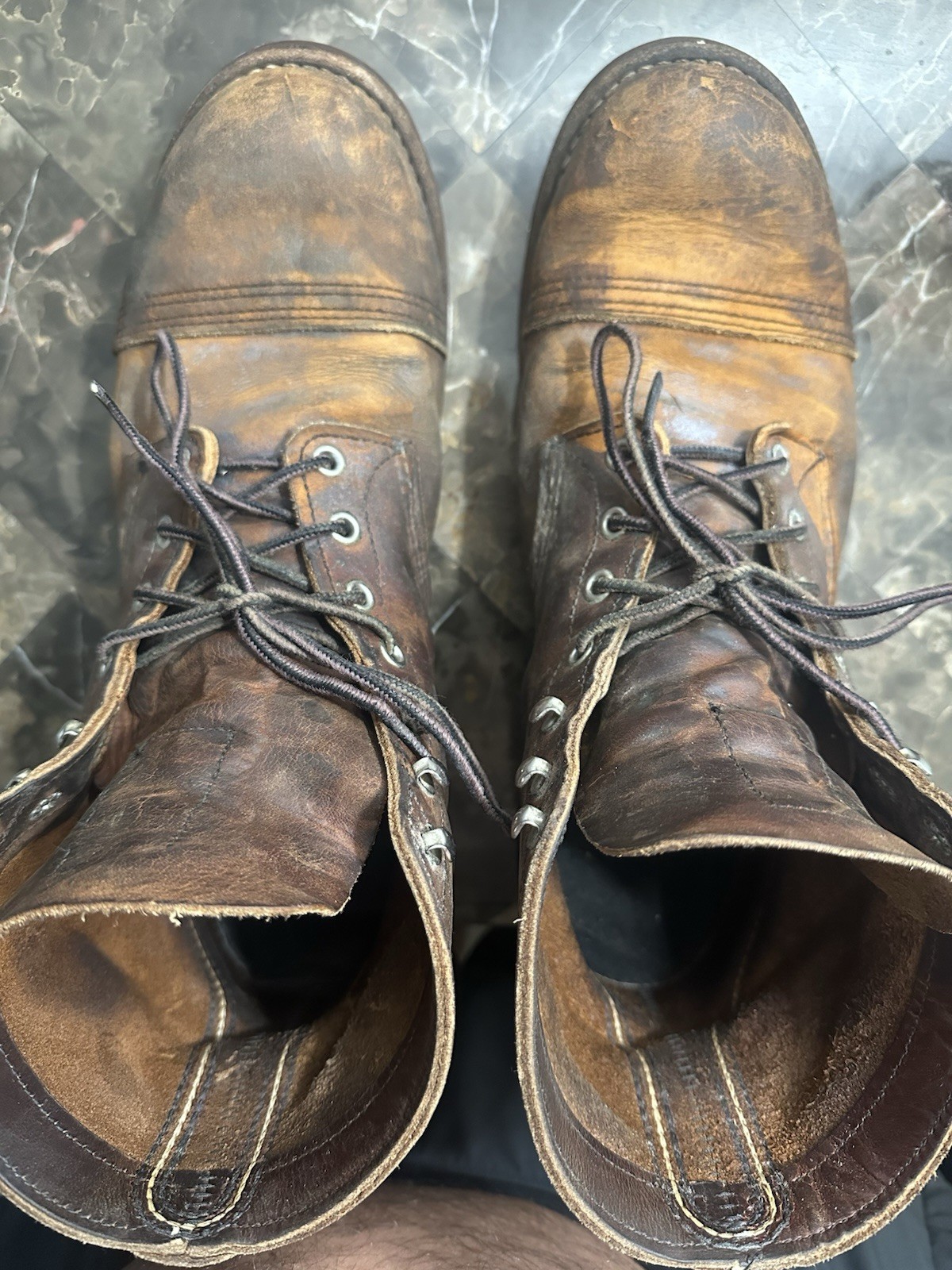 Red Wing Iron Ranger Men’s Rare Brown Leather Boots US 11.5