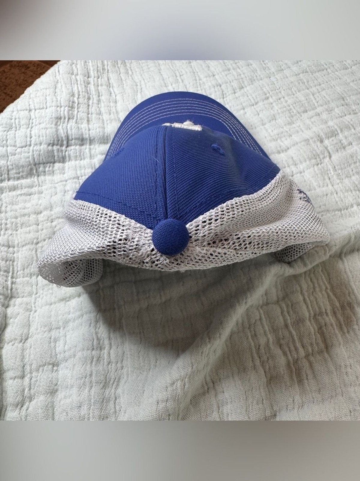 Los Angeles Dodgers Trucker Hat Blue White Snapback Mesh Cap Fan Favorite MLB