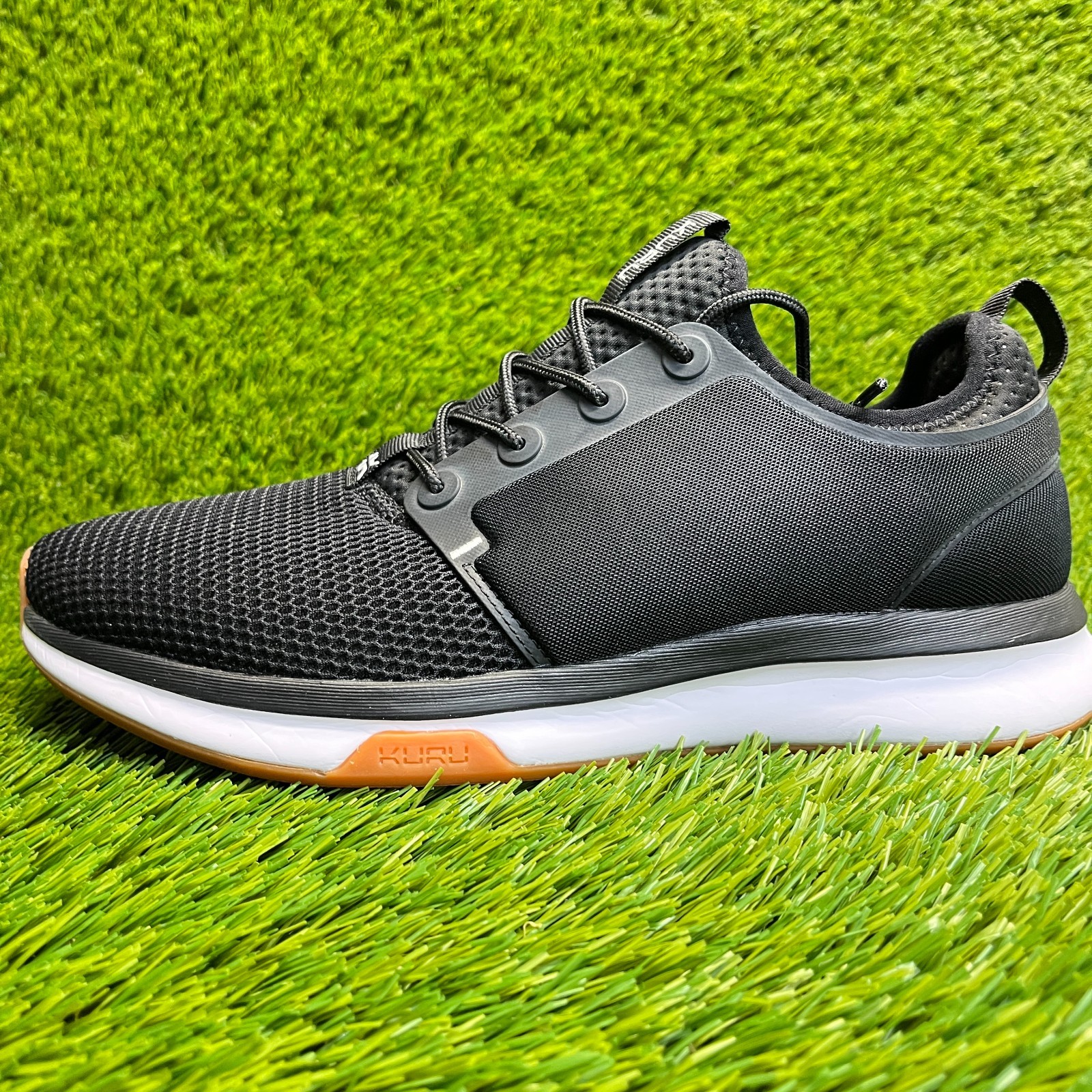 Kuru Atom Womens Size 10 Black White Athletic Running Walking Shoes Sneakers