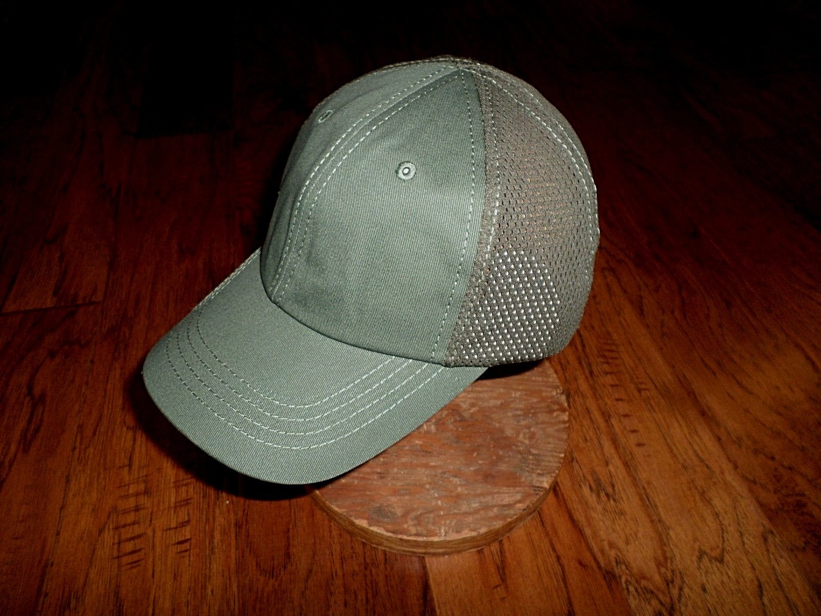 OD GREEN AIR MESH HAT ADJUSTABLE BACK STRAP