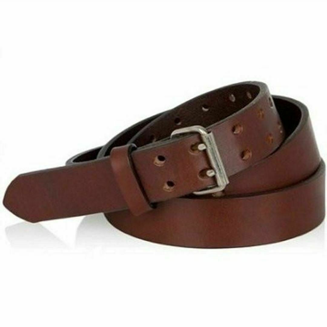 NEW! Genuine Barbados LEATHER 28″ 30″ 32″ 34″ 36″ mens womens double prong belt