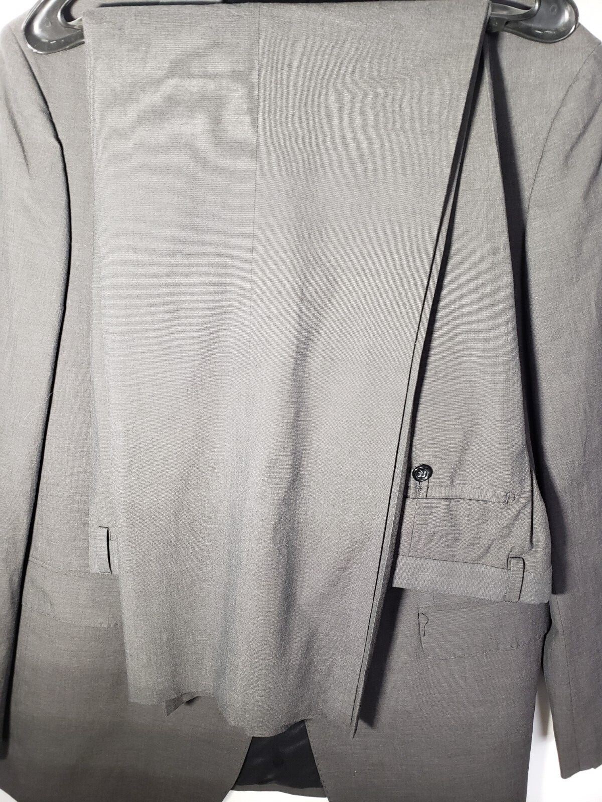 Men clothing Banana Republic suit size 38 2 piece cotton %2 elastane