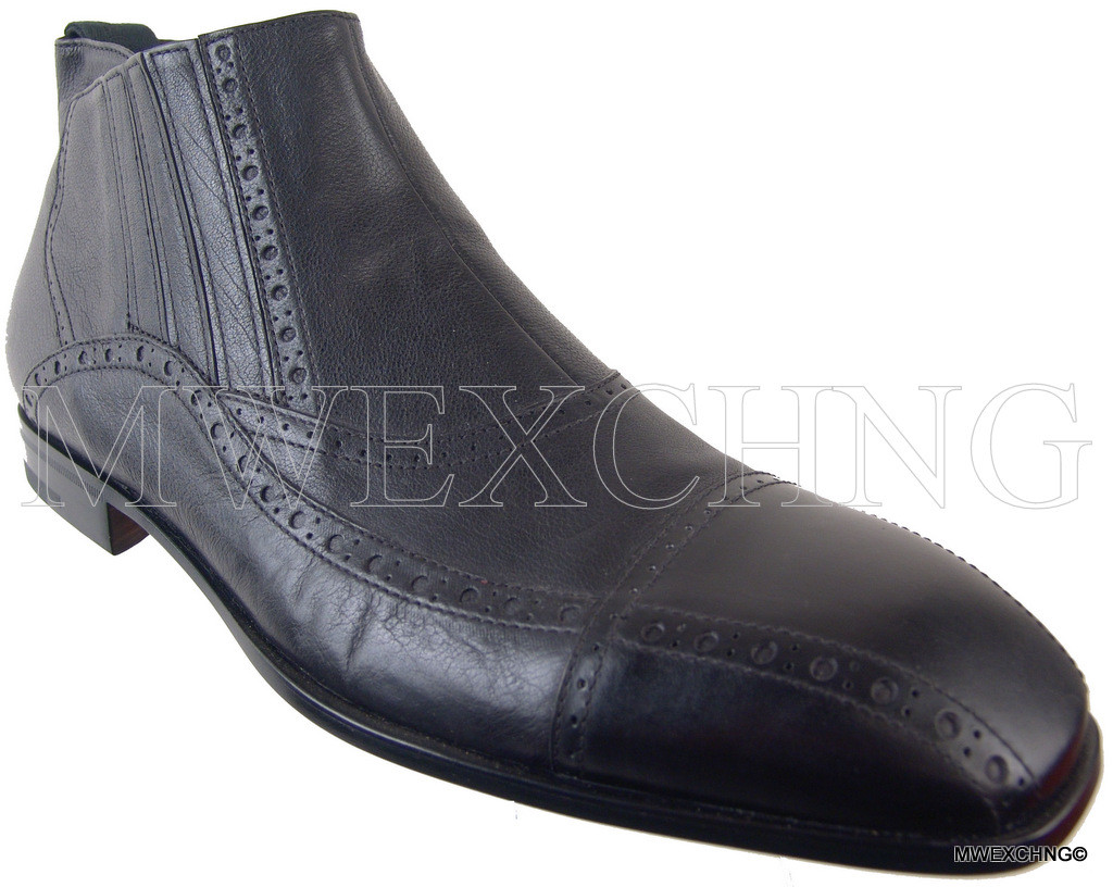 New Authentic $870 Cesare Paciotti US 7 Ankle Boots Italian Shoes