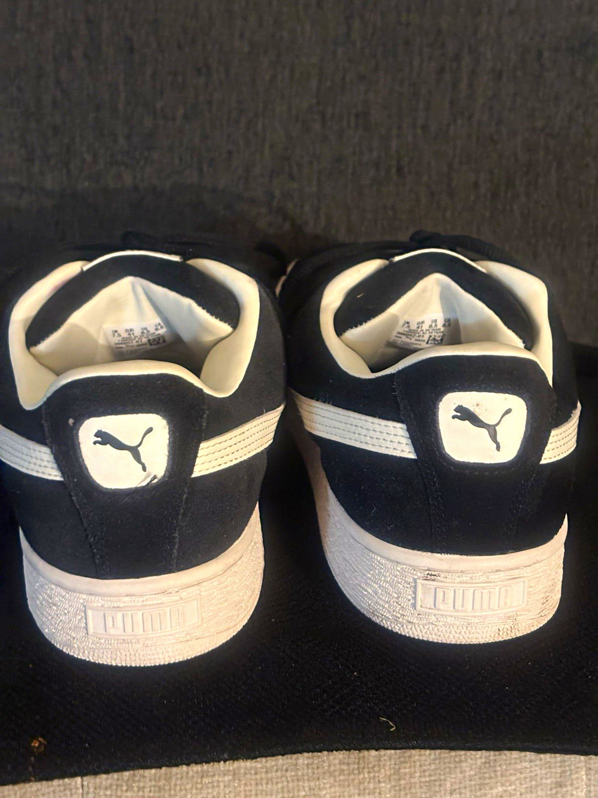 PUMA Pleasures x Suede XL Men’s Suede Low Top Lace-Up Black/White 396057-01