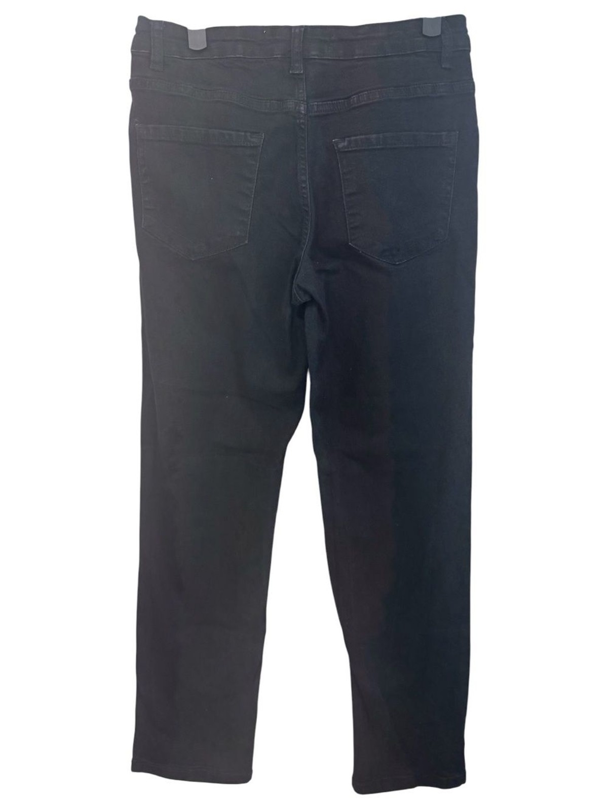 Paper Denim & Cloth Girls Black Straight Leg Stretch Jeans Size 16