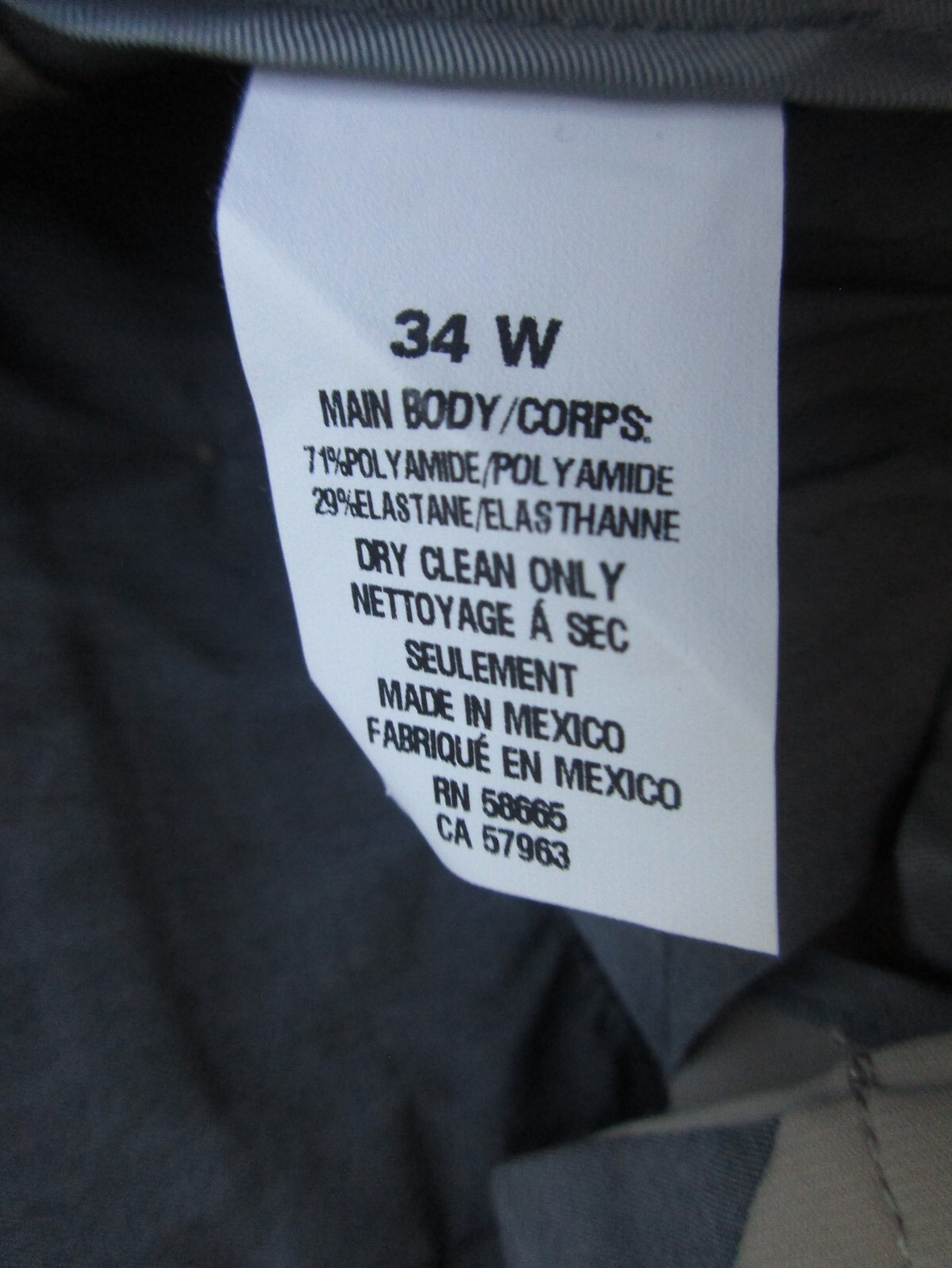 John W Nordstrom Custom Length Men Dress Pant 36Wx30, 31, 32, 33, 34, 35 (34W la