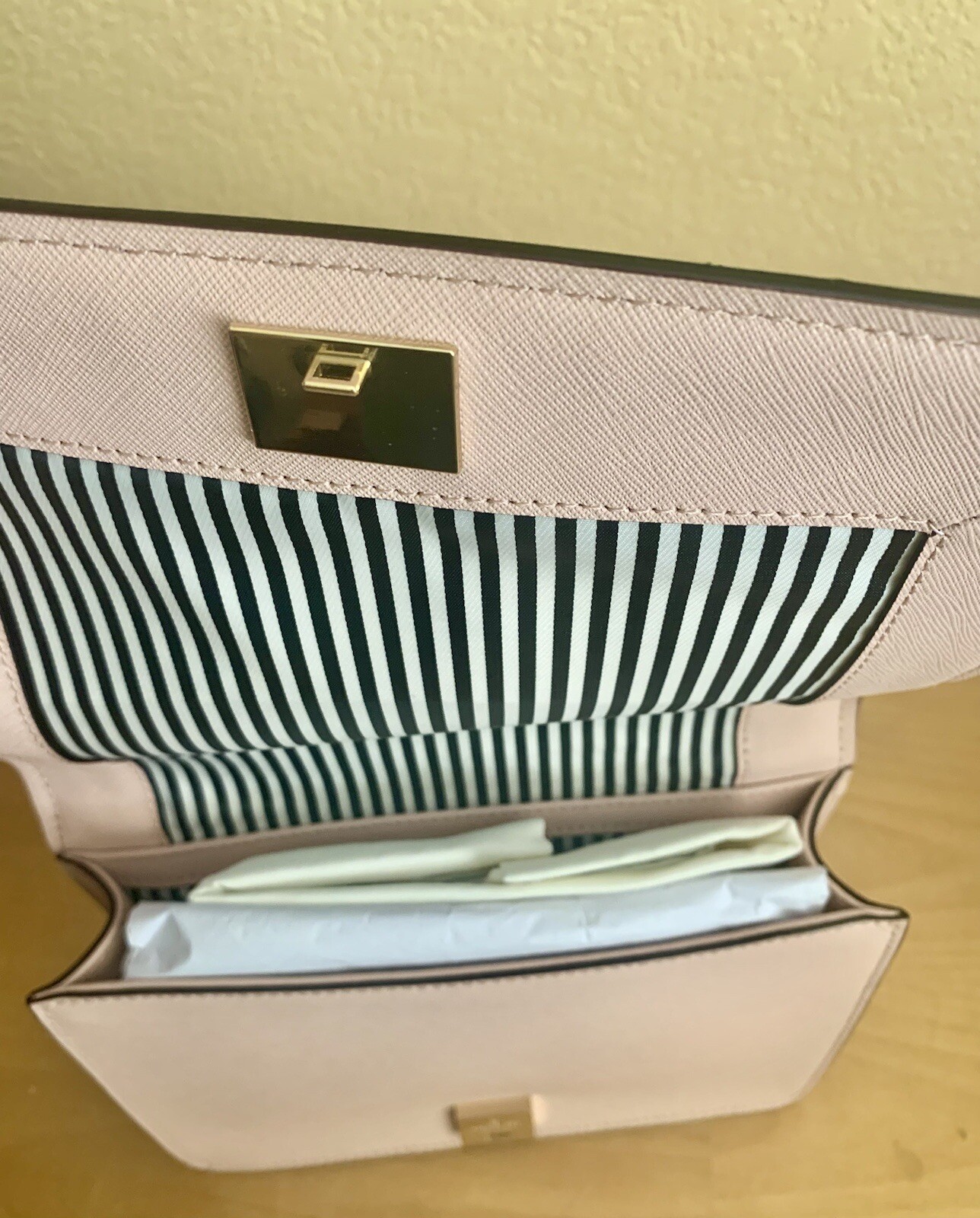 Kate Spade PXRU8296 Cameron St. Marci Pink Leather XBody Women’s Handbag – New!