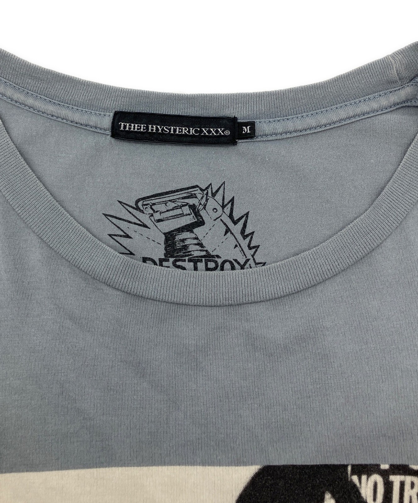 Thee Hysteric XXX Printed T-shirt Size: M Gray Men 0622CT09