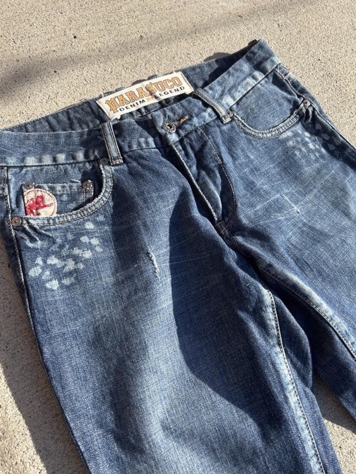 Marasuco Denim Legend Bootcut Jeans Blue Regular Fit Mid Rise Cotton Blend
