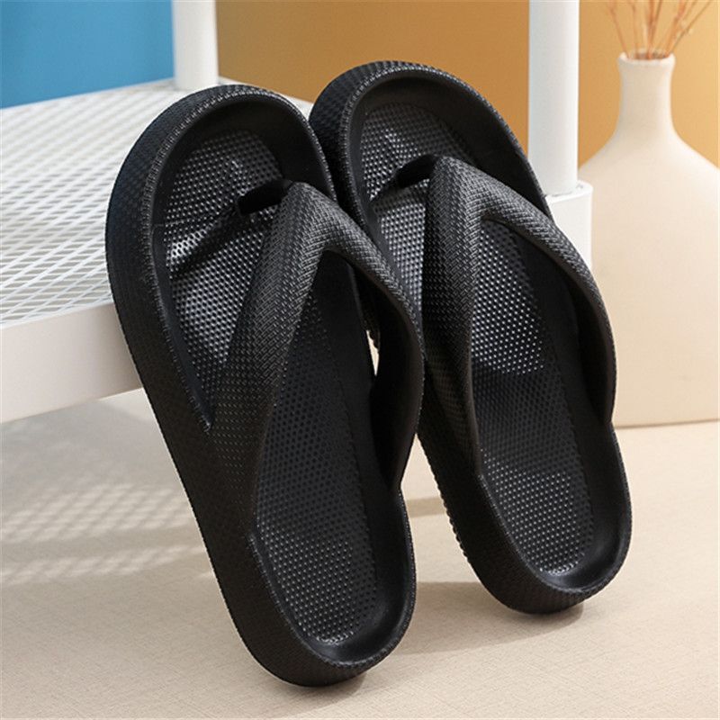 Pillow slippers Anti-Slip Sandals Soft Slippers Cloud Shower Home Hole Shoes