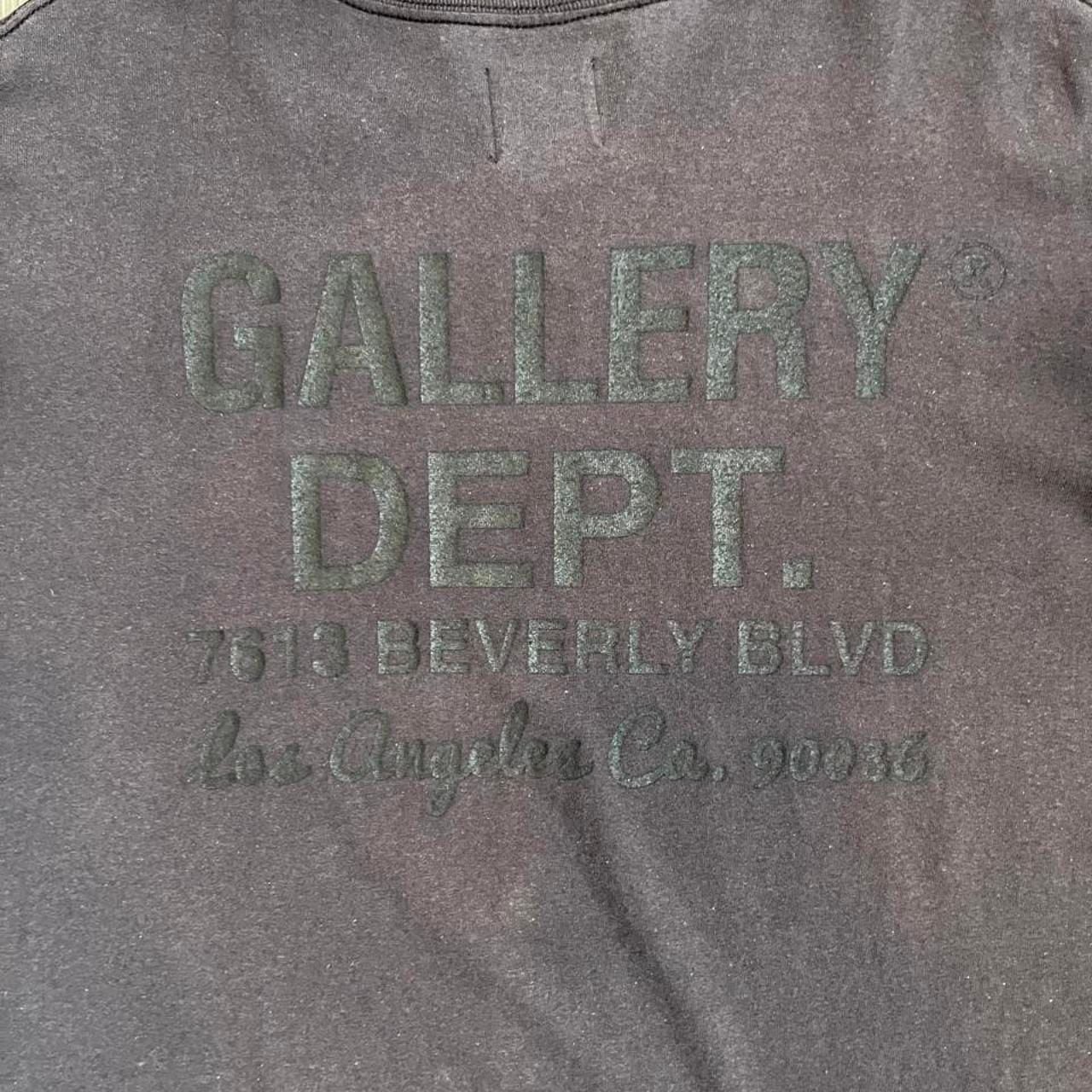 Gallery Dept. Long Sleeve T-Shirt Black with Flames
