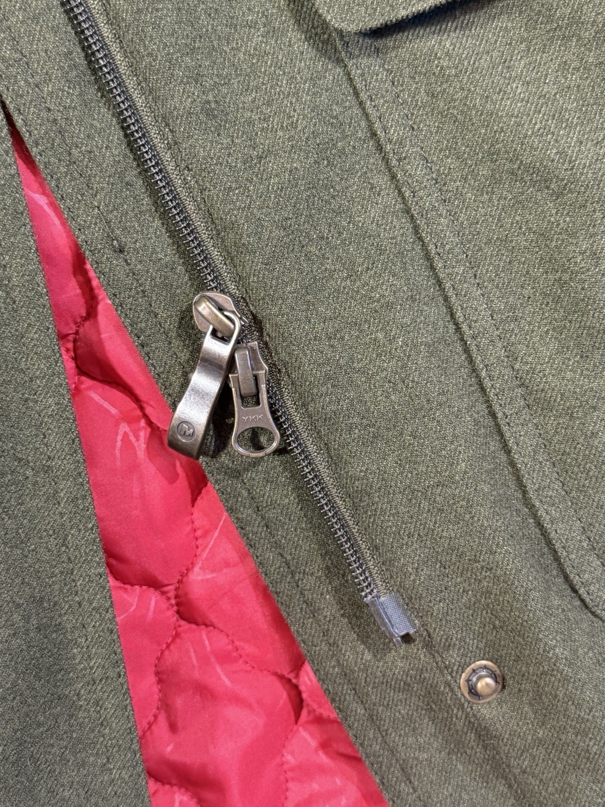 M Green Women’s Merrell Opti-Warm Duffle Coat Full Zip Toggle Quilt Lined Hooded