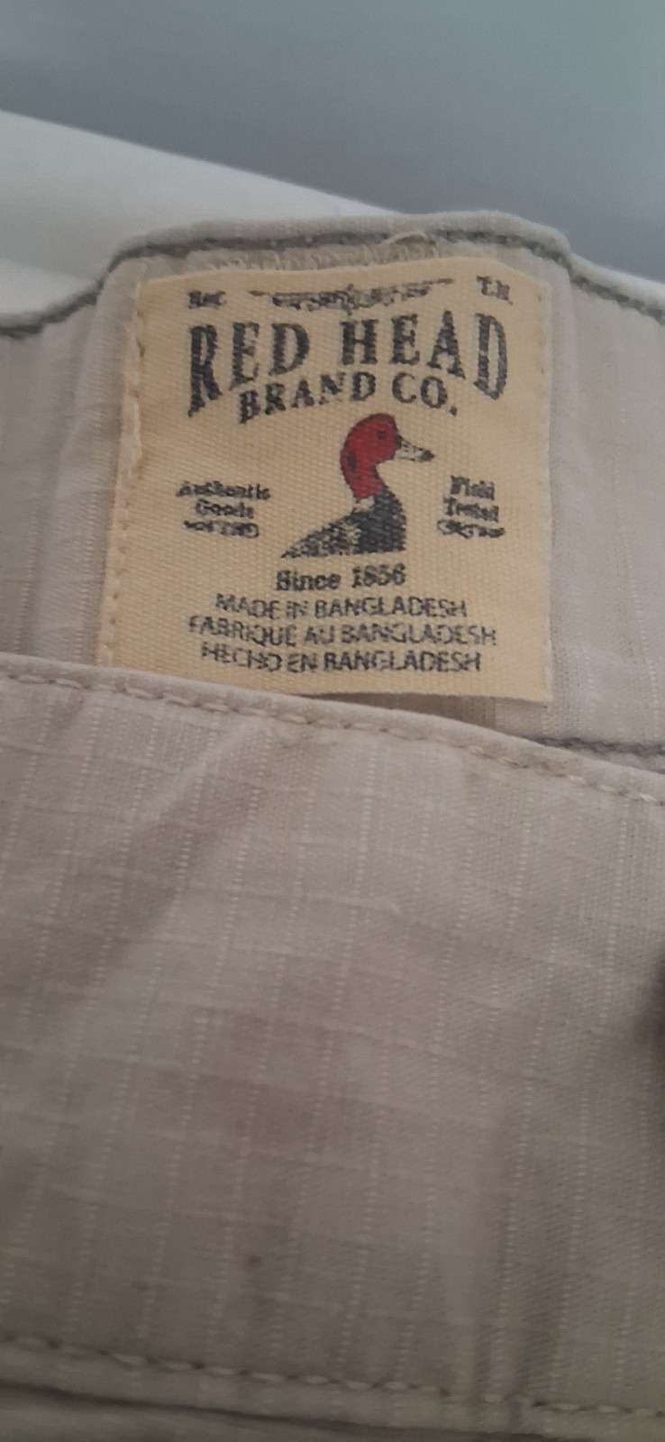 Red Head Brand Co. Men’s Cargo Shorts Size 38 khaki eight pockets casual pants