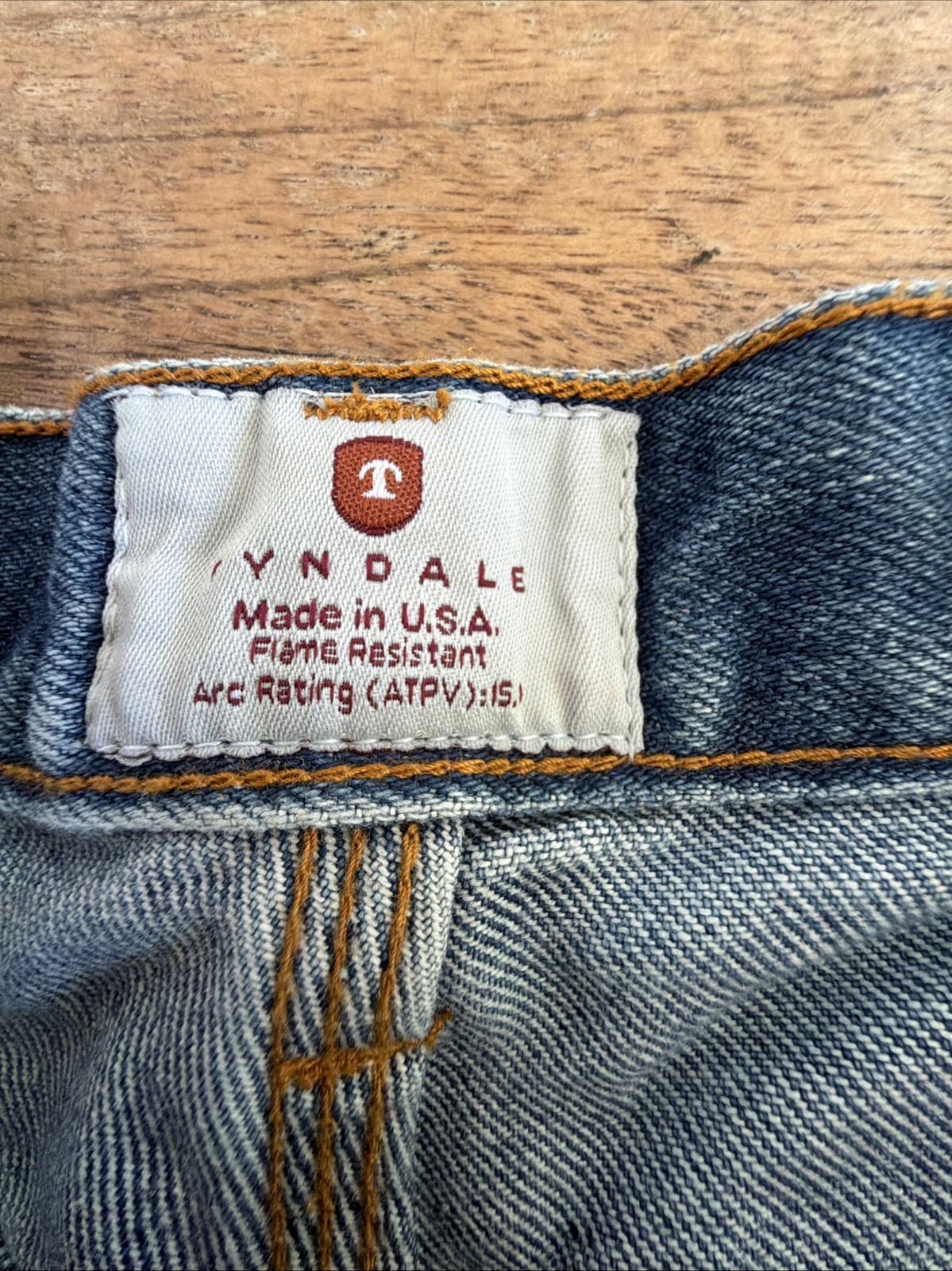 Tyndale FR Jeans Mens 34 X 29 Blue FRMC Flame Resistant Cat 2 F290T Made In USA