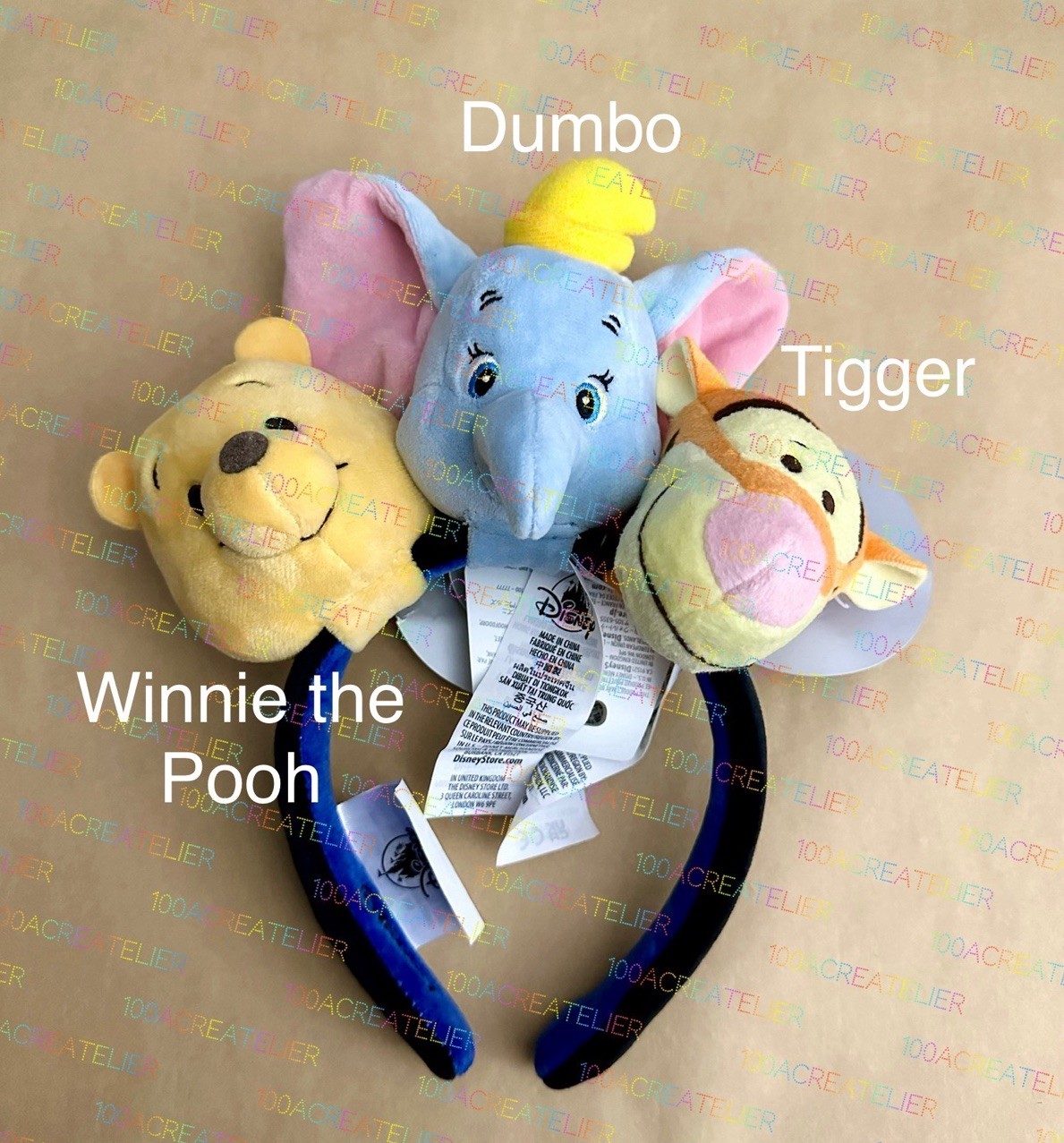 Disney Parks Create Your Own Character Plush Ears Headband