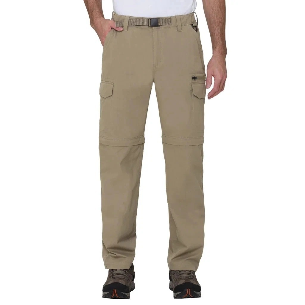 NWOT The B.C. Clothing Co. Men’s XL x 32 Beige Convertible Cargo Pants