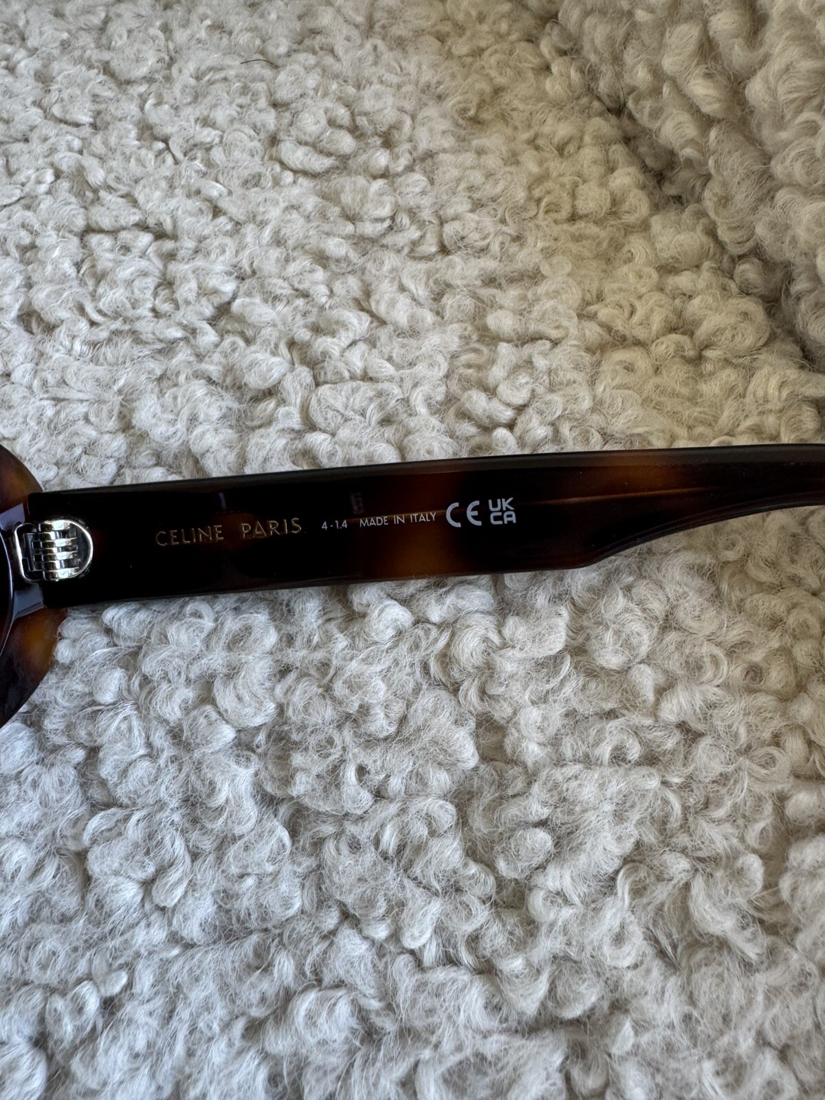 Celine CL40194U Triomphe Oval Women’s Sunglasses in Blond Havana 52-22-145