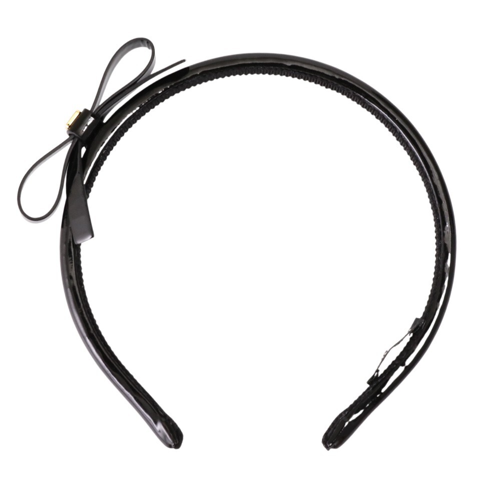 MIUMIU Head Band Hair accessorie 0.8cm Black Brand New Import Tax Included