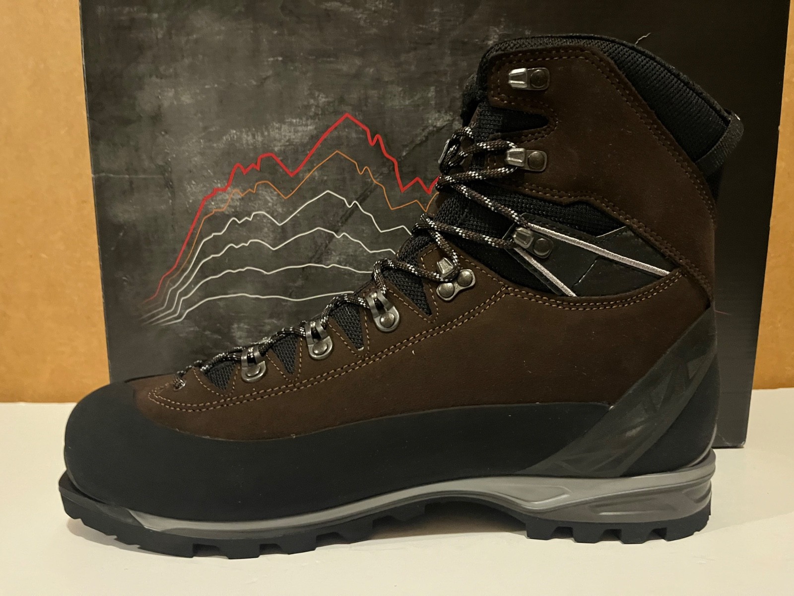 LOWA Alpine Expert II GTX GoreTex Boot Hiking Trekking Mountaineering Made ITALY
