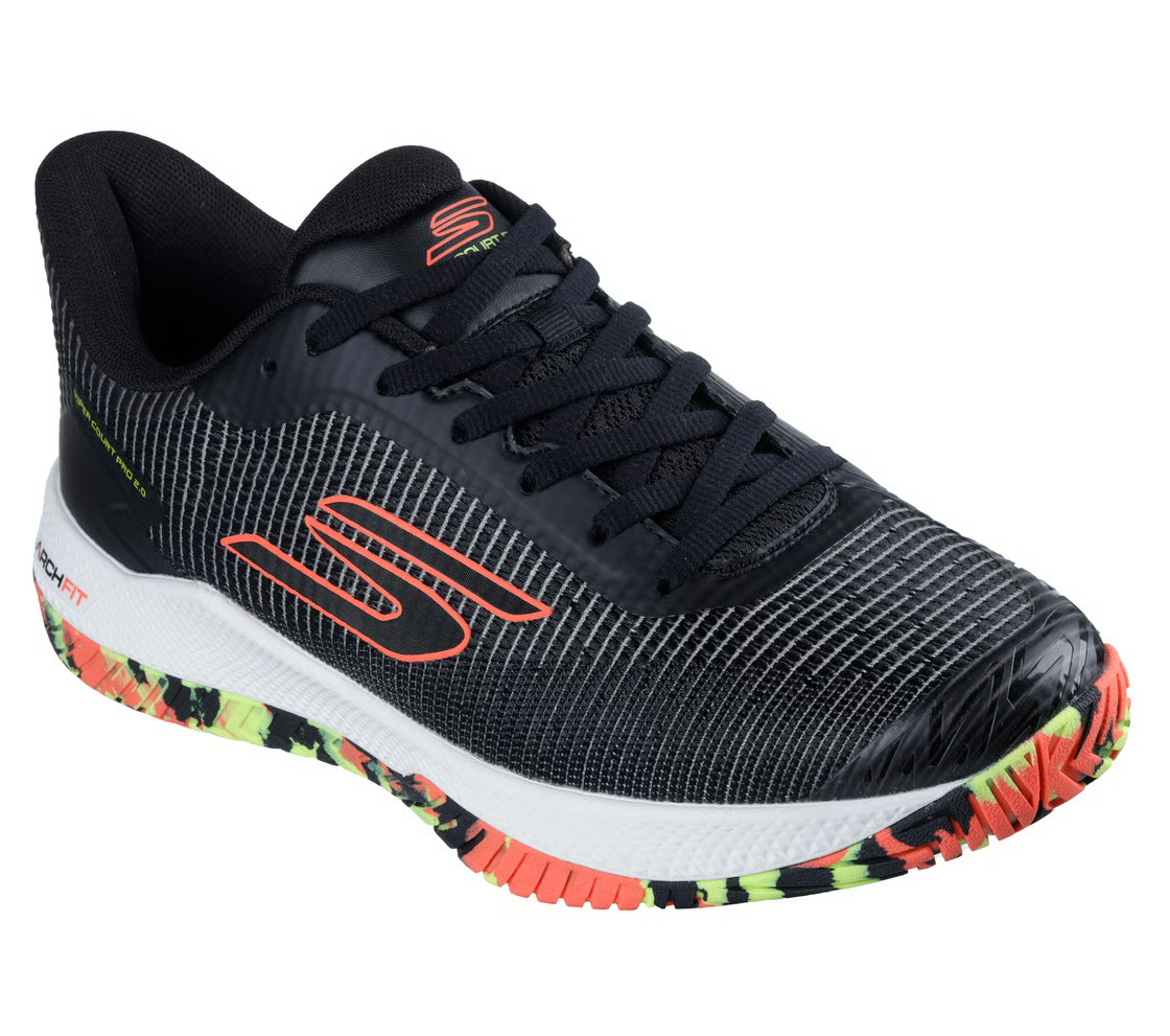 Sketchers Viper Court Pro 2.0 Pickleball Sneakers Shoes Sz 9 Black 246109 BKMT